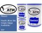 Preview: Nissan, Pacific Blue (No Single Stage Available), 307: 500ml Lackdose + 500ml Klarlack + 250ml Härter - Set, von ATW Autoteile West.
